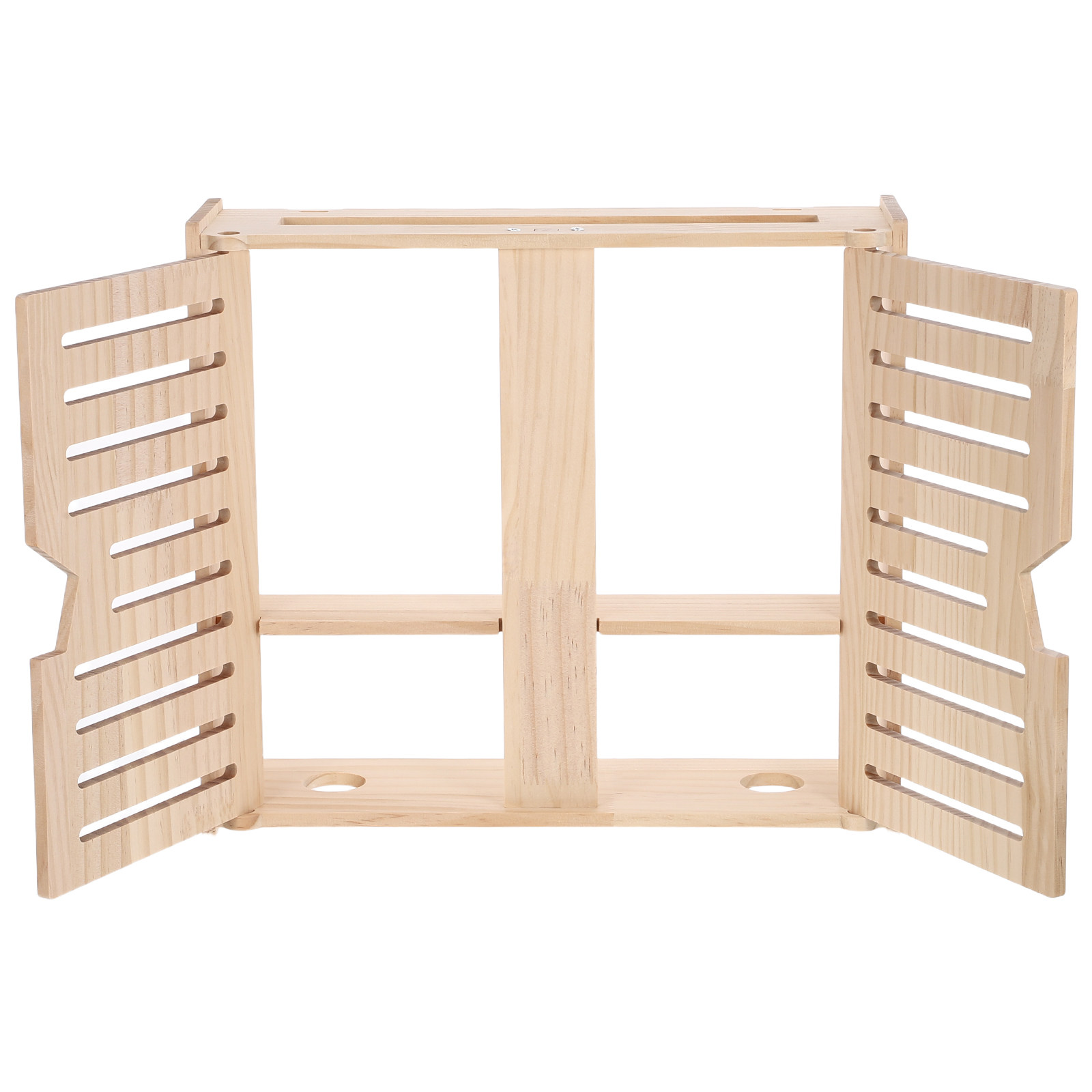 Food Storage Management - Wooden Router Storage Box 2-Layer Wall