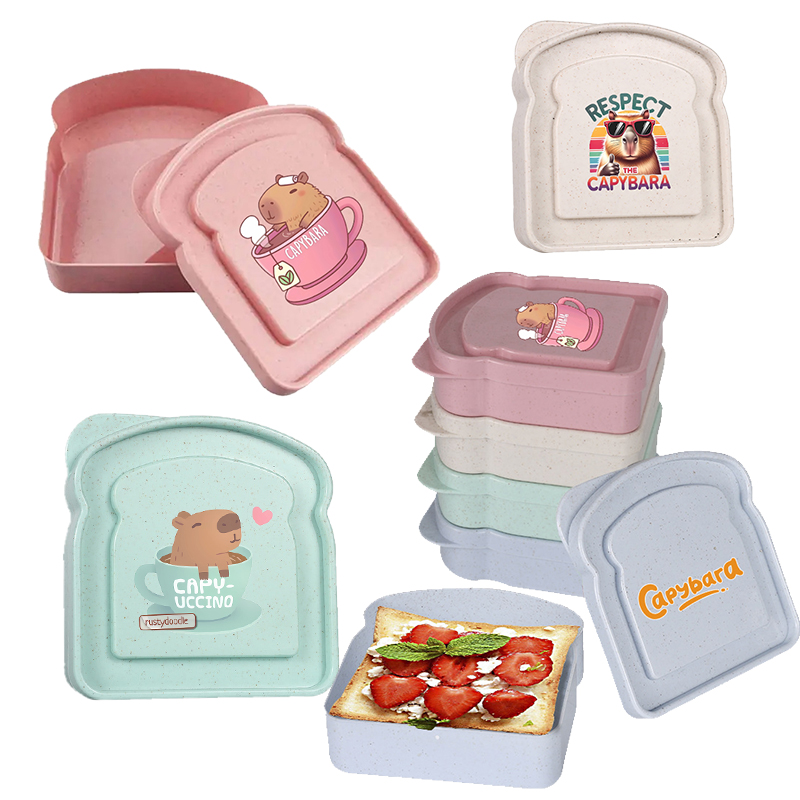 Food Storage Box Set - Capybara Sandwich Food Storage Case Container