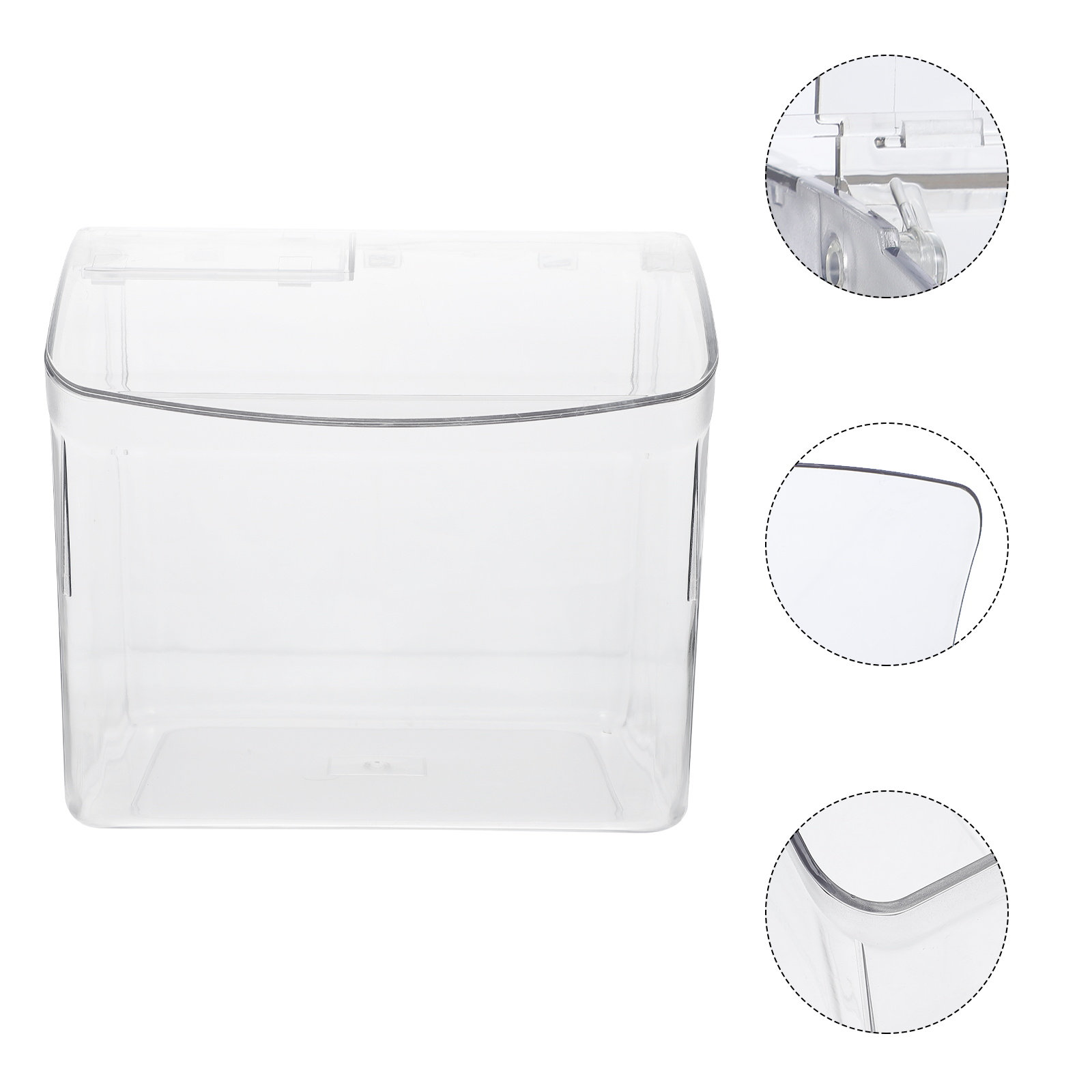 Food Storage For Restaurant - 1Pcs Transparent Candy Storage Box Flip