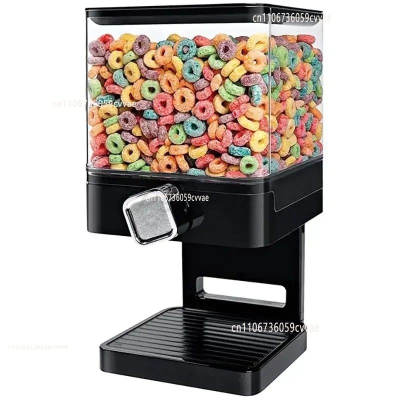 Food Storage Containers Plastic Box - 3.7L Grain Dispenser Tank Cereal Machine