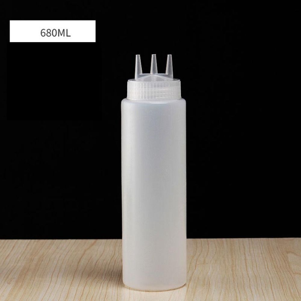 Condiment Squeeze Bottle - New Plastic Squeezing Sauce bottle Graduated