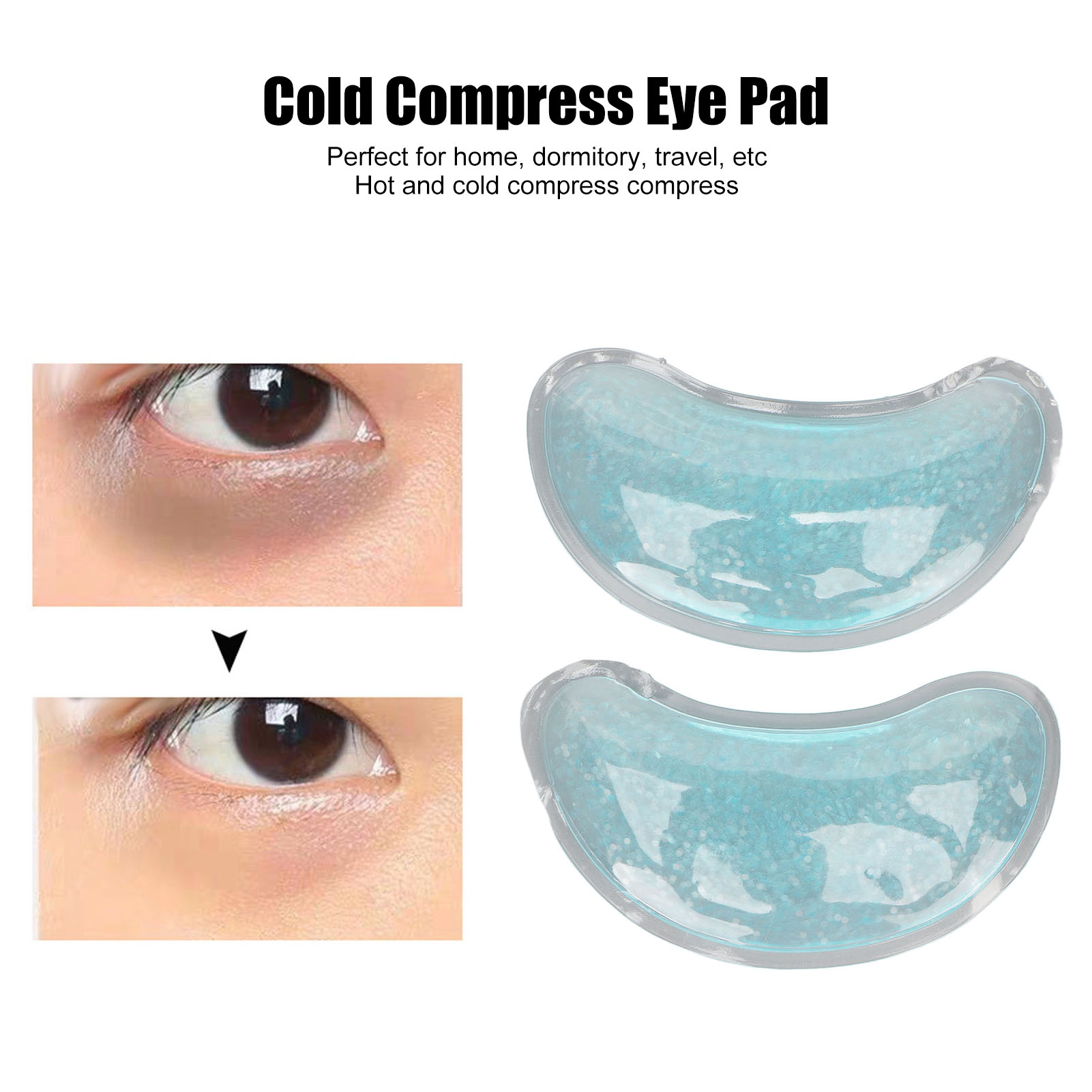 Cold Pack Ice Gel - Ice Gel Eye Pad Reusable Cooling