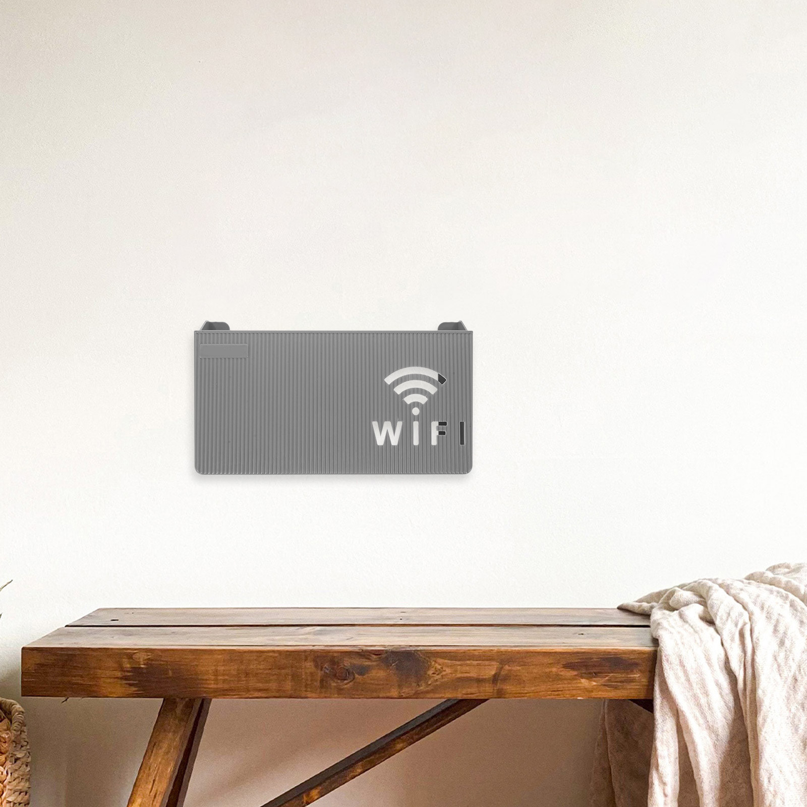 Food Storage Management - Large Capacity WiFi Router Storage Box