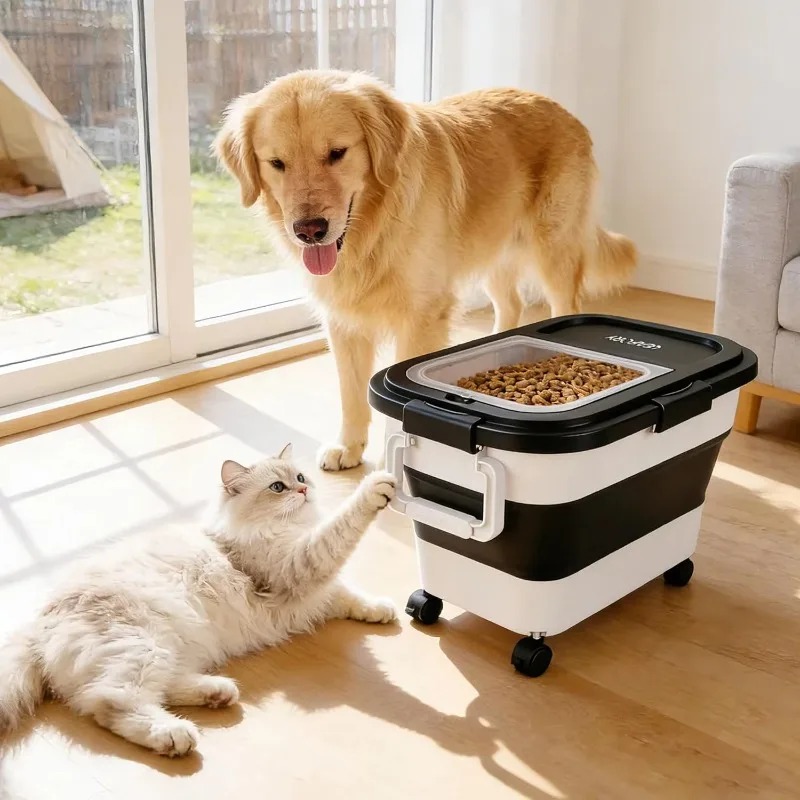 Food Storage Bins - Dog Food Storage Container 20-25lbs, Airtight