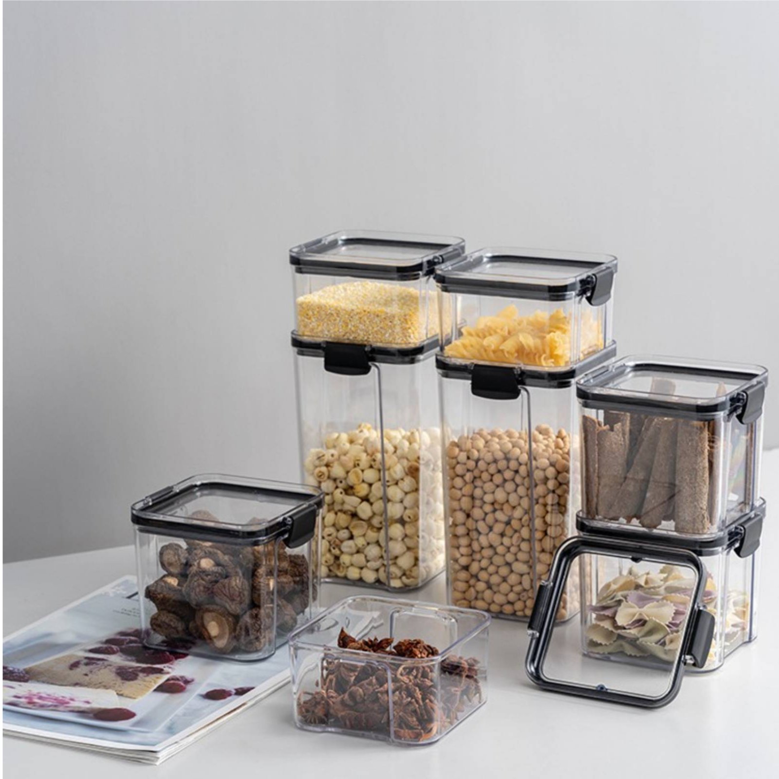 Airtight Food Storage Containe - đánh giá và giá Food Storage Plastic