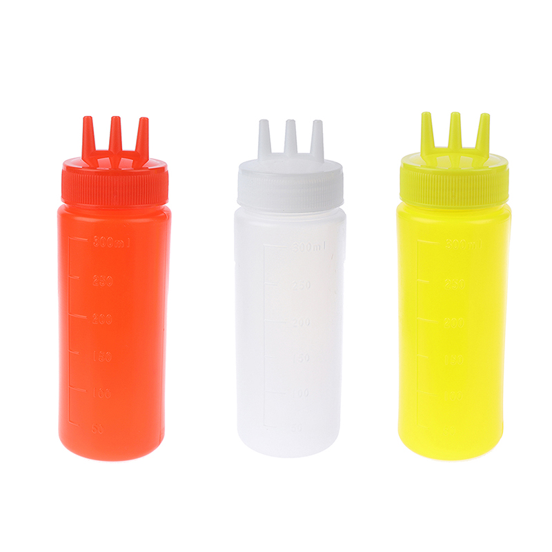 3 Hole Squeeze Bottle Sauce Vi - đánh giá và giá Condiment Squeeze Bottle