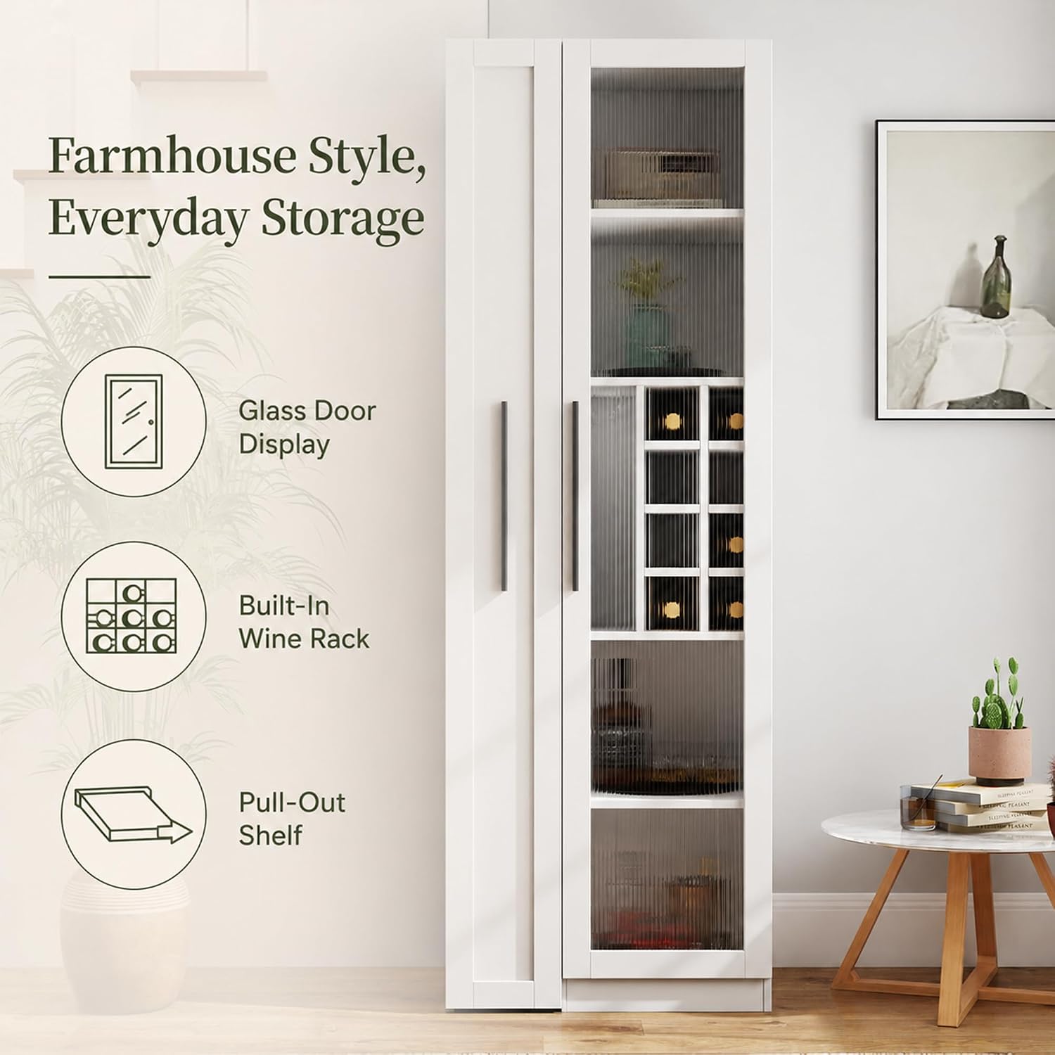 71 Inch White Kitchen Pantry C - đánh giá và giá Food Storage Without Pantry