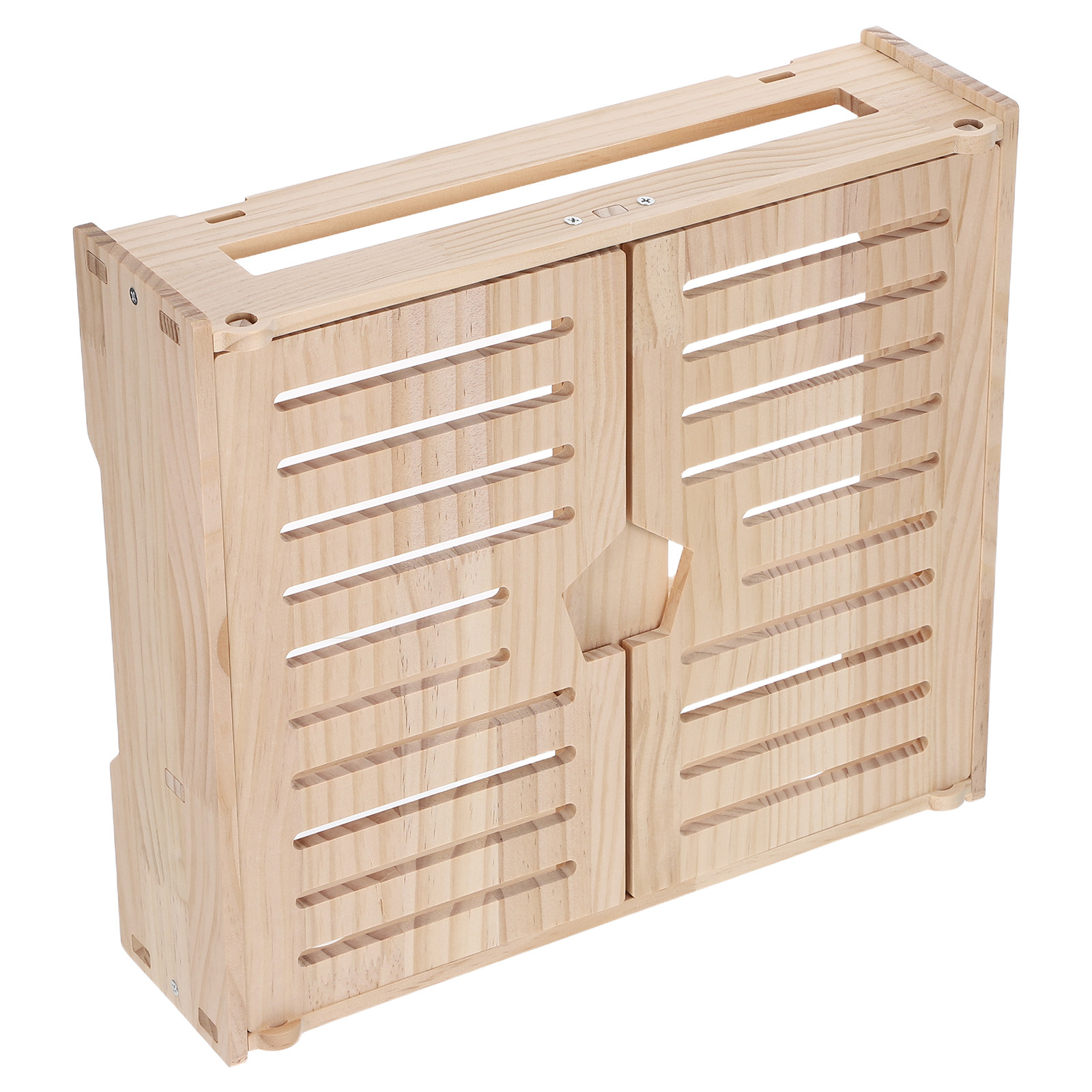 Wooden Router Storage Box 2-La - đánh giá và giá Food Storage Management