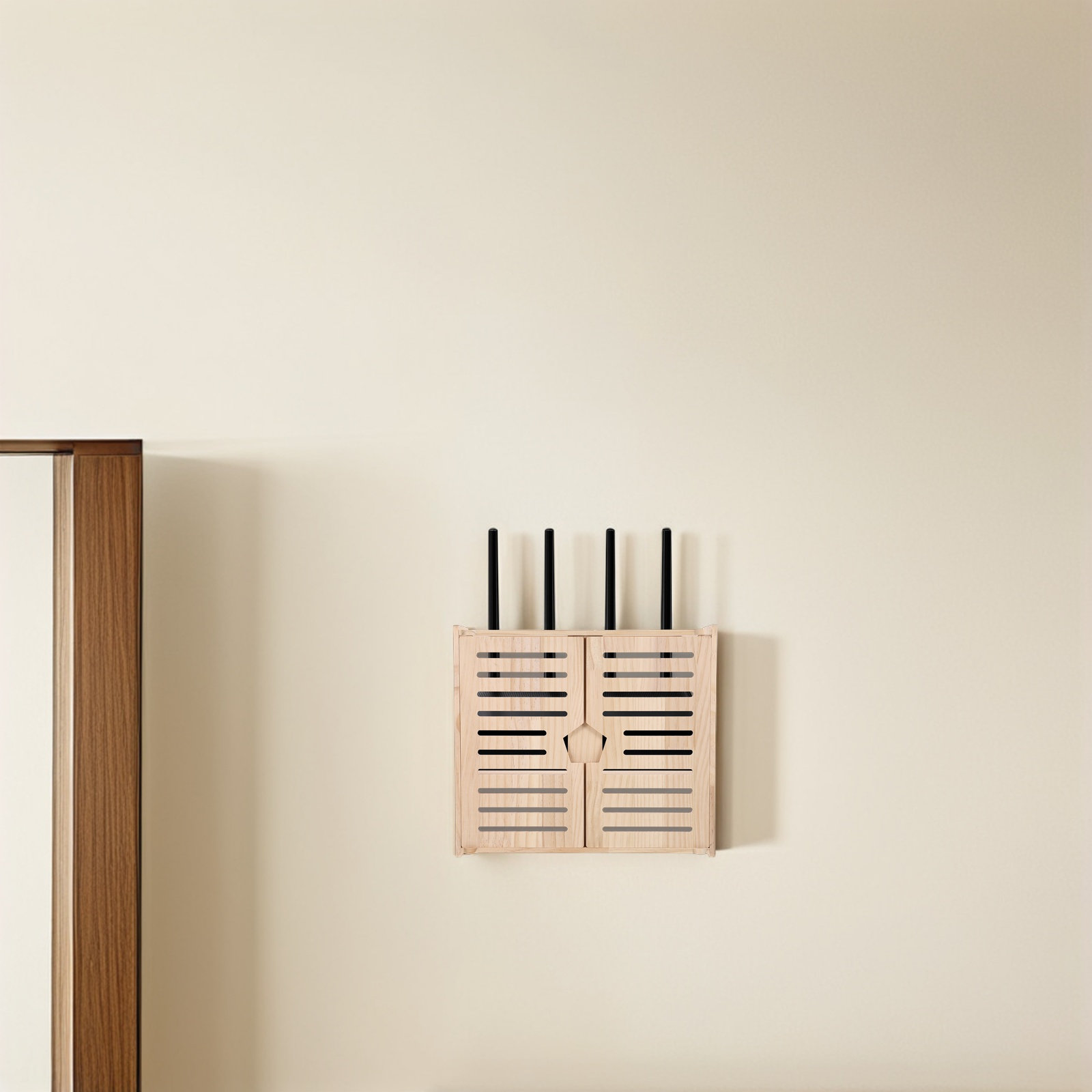 Wooden Router Storage Box 2-La - đánh giá và giá Food Storage Management