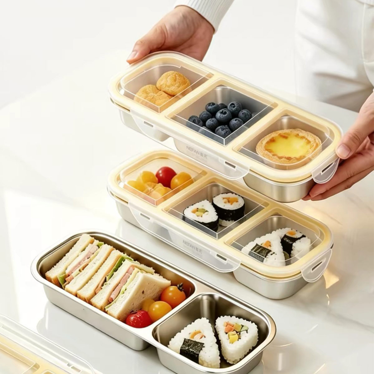 Stainless Steel Food Storage B - đánh giá và giá Food Storage Box Set