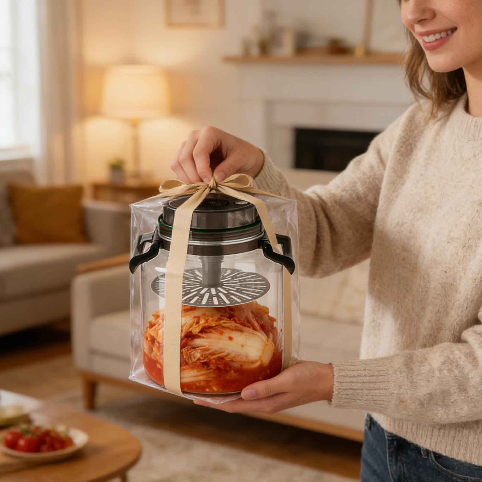 Pickle Jar 5L Airtight Round S - đánh giá và giá Food Storage Handling