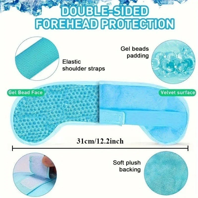 Reusable Hot Cold Gel Headband - đánh giá và giá Cold Pack Ice Gel