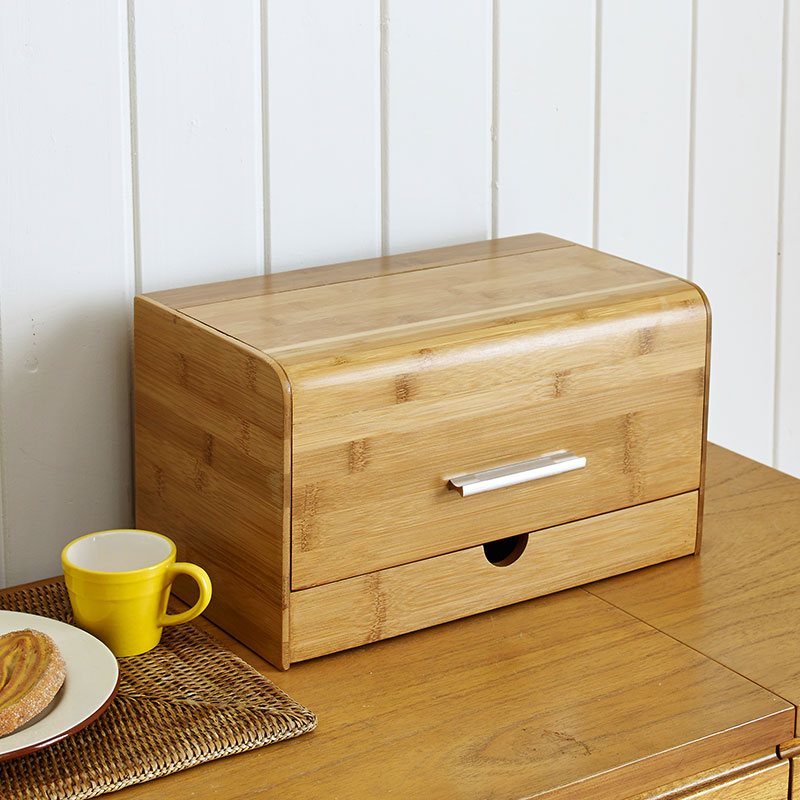 Dustproof bread box Bamboo sna - đánh giá và giá Bread Box Bamboo