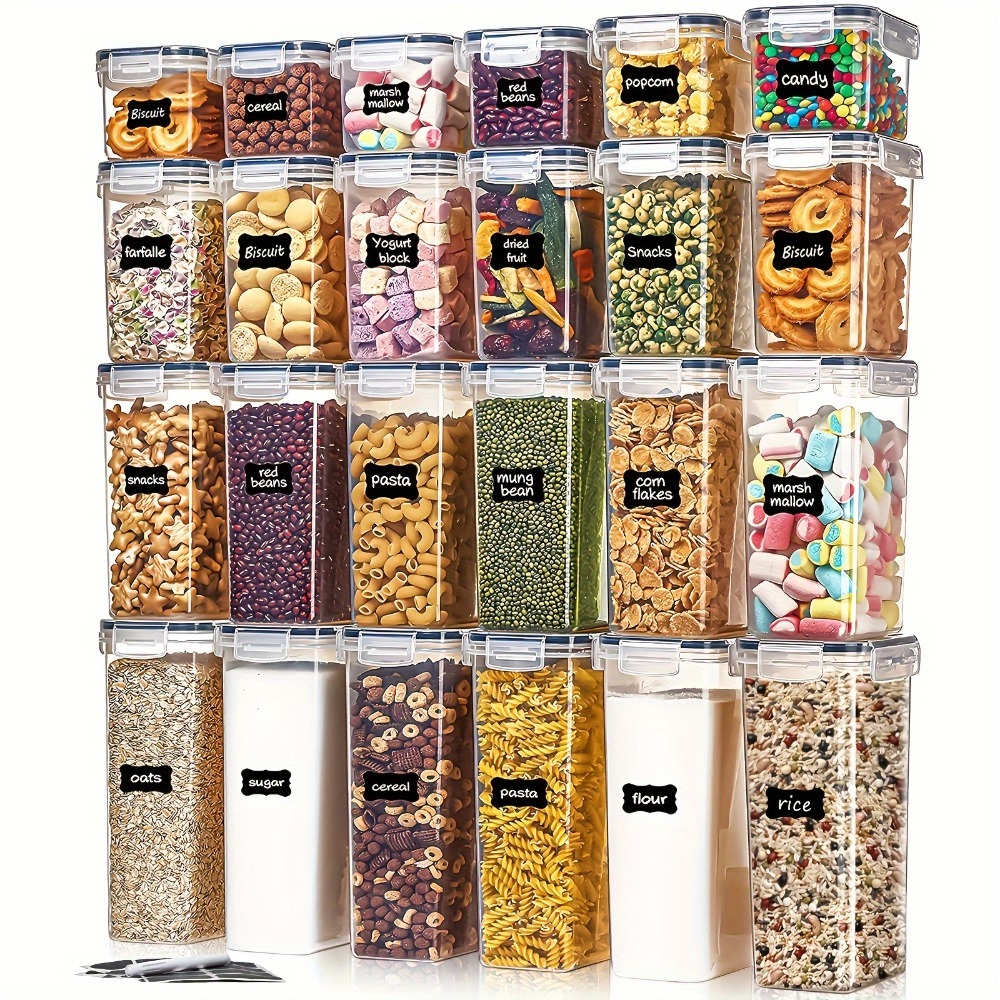 24Pcs Food Storage Containers  - đánh giá và giá Food Storage Bins