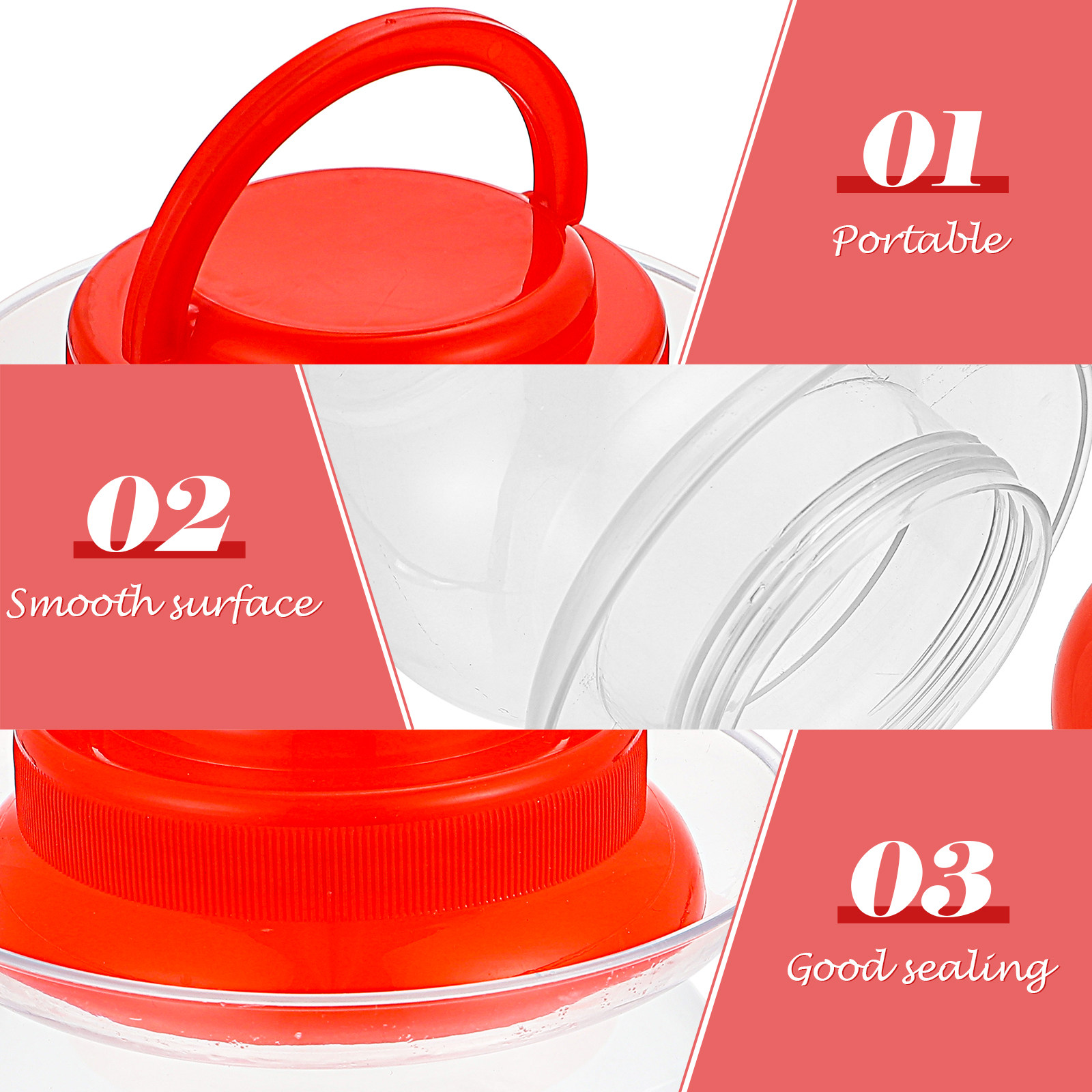 2Pcs Pickle Jar Household Plas - đánh giá và giá Food Storage Plastic