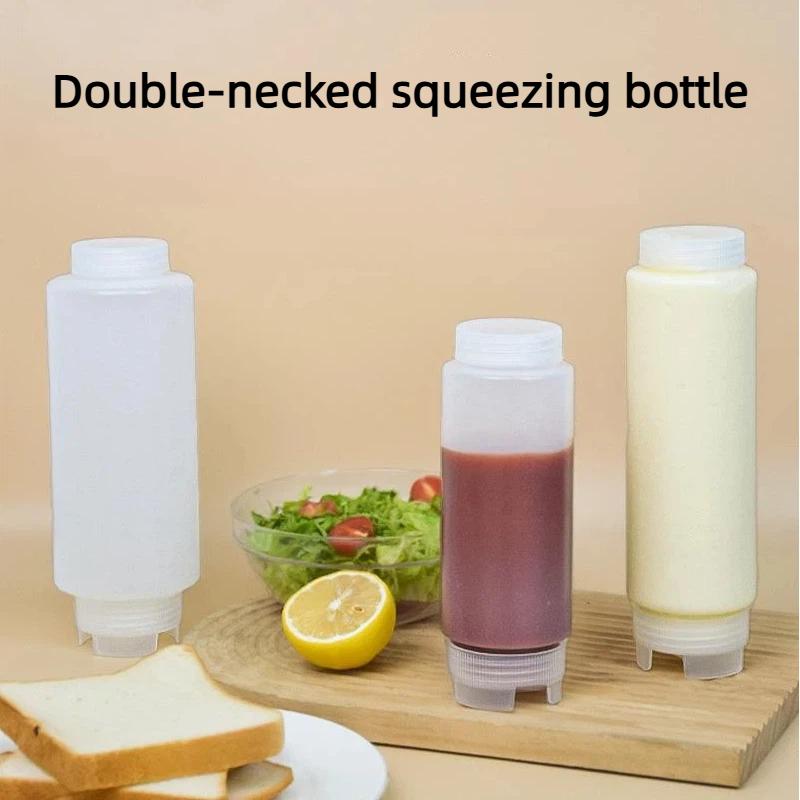 NEW Plastic Inverted Dual Mout - đánh giá và giá Condiment Squeeze Bottle