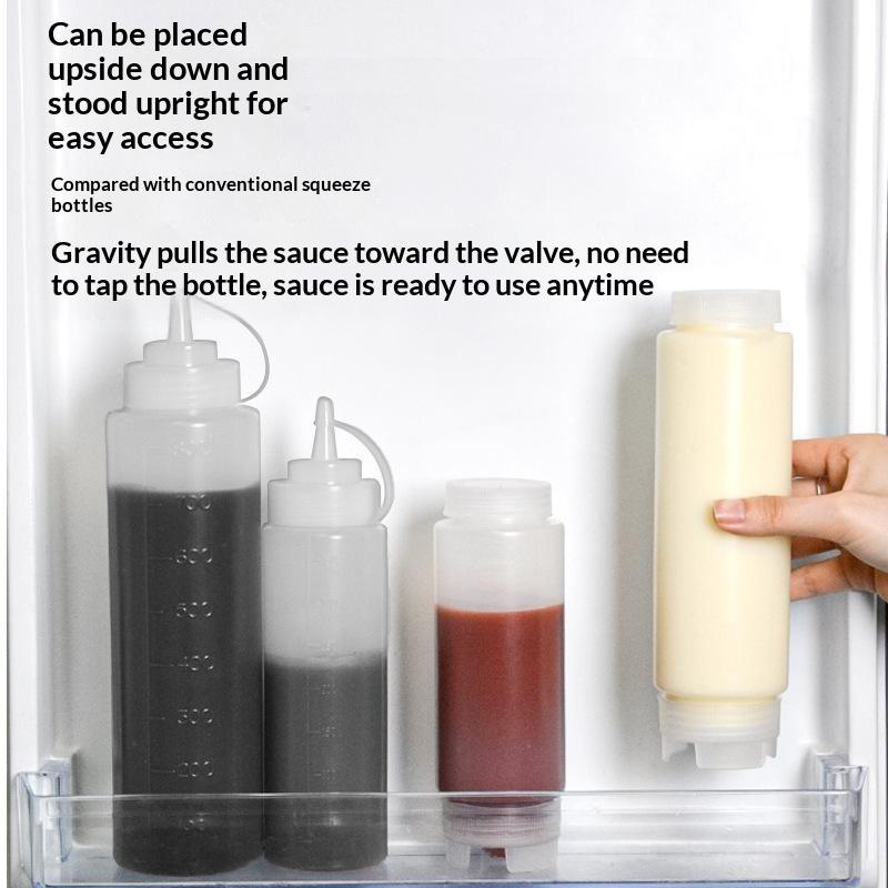 NEW Plastic Inverted Dual Mout - đánh giá và giá Condiment Squeeze Bottle