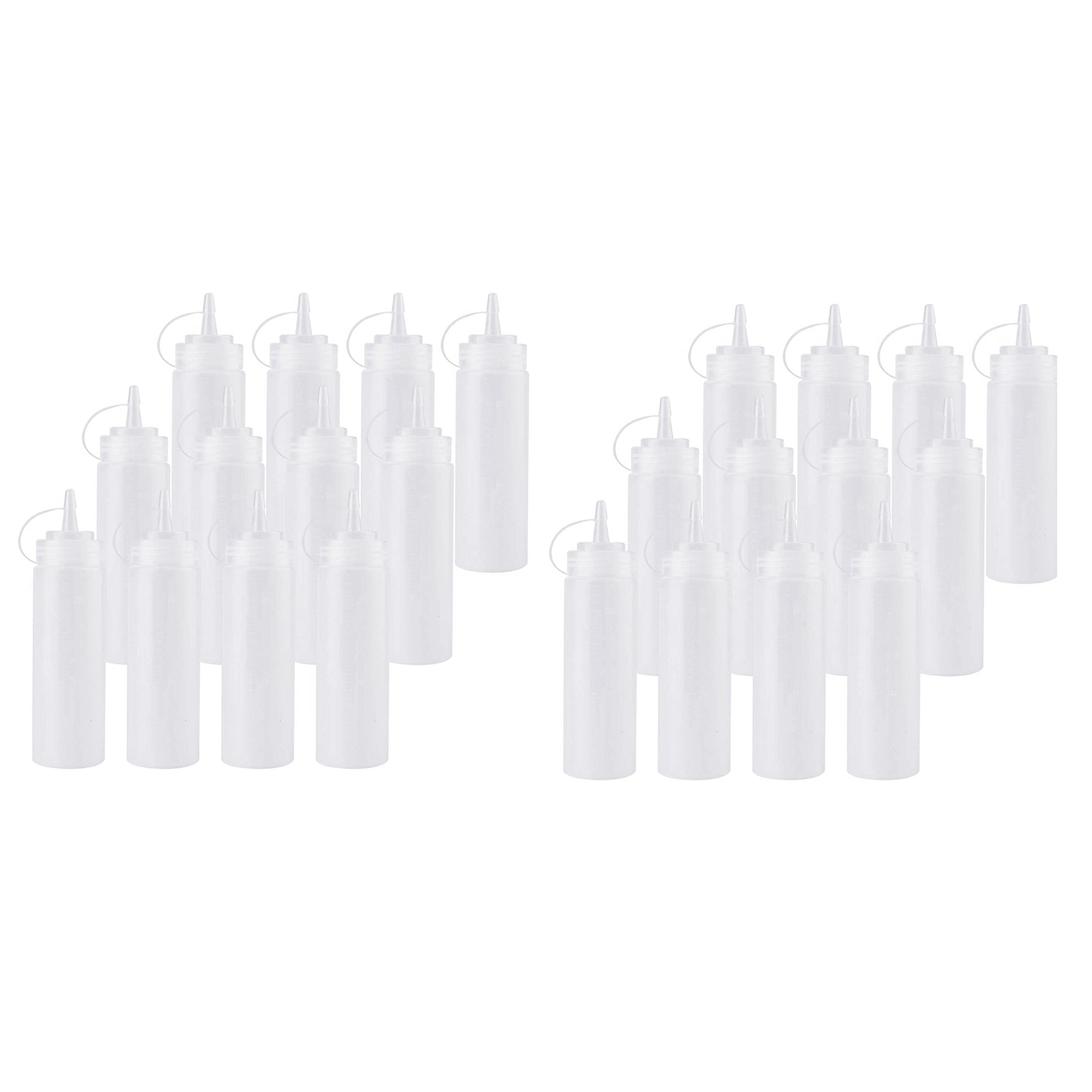ABGE-24 Pack 8 Oz Squeeze Squi - đánh giá và giá Condiment Squeeze Bottle