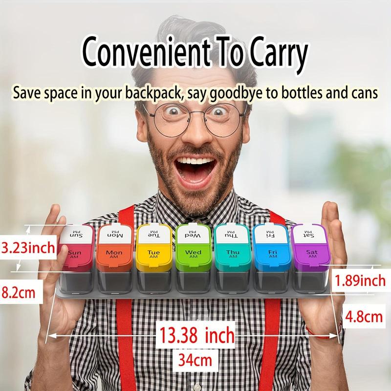 1PCS Large 7 Day Pill Organize - đánh giá và giá Food Storage Xl