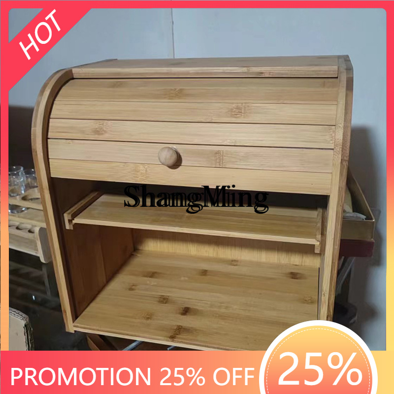 SM Household Bamboo Bread Stor - đánh giá và giá Bread Box Bamboo