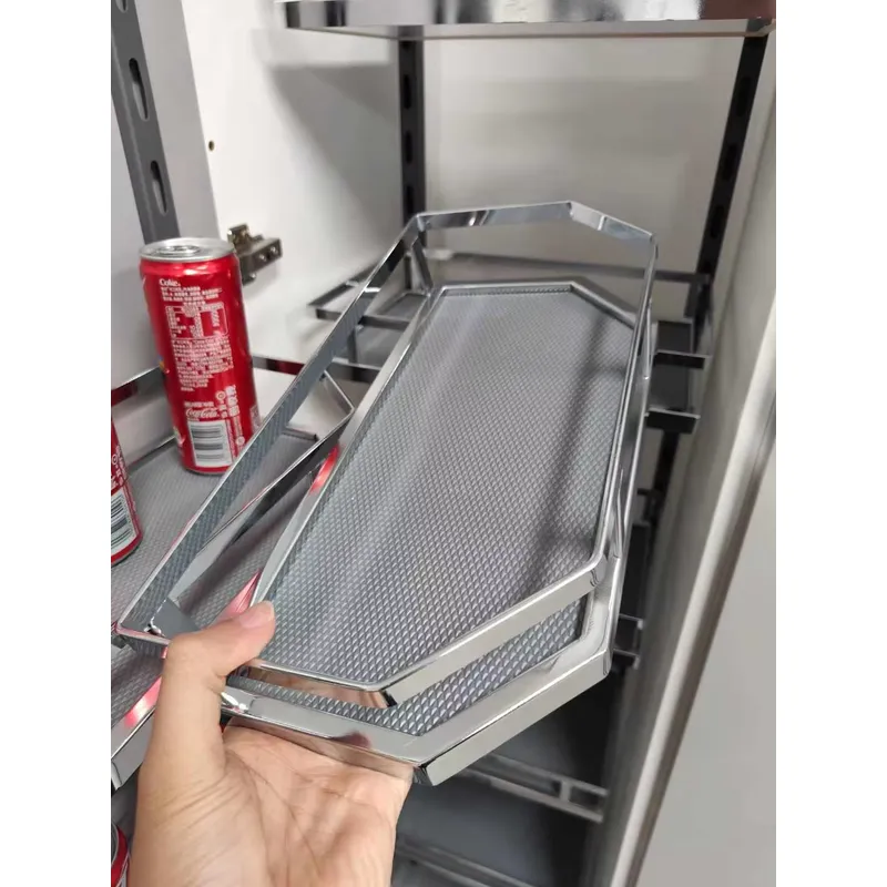 Chrome Iron Soft Close Drawer  - đánh giá và giá Food Storage Without Pantry