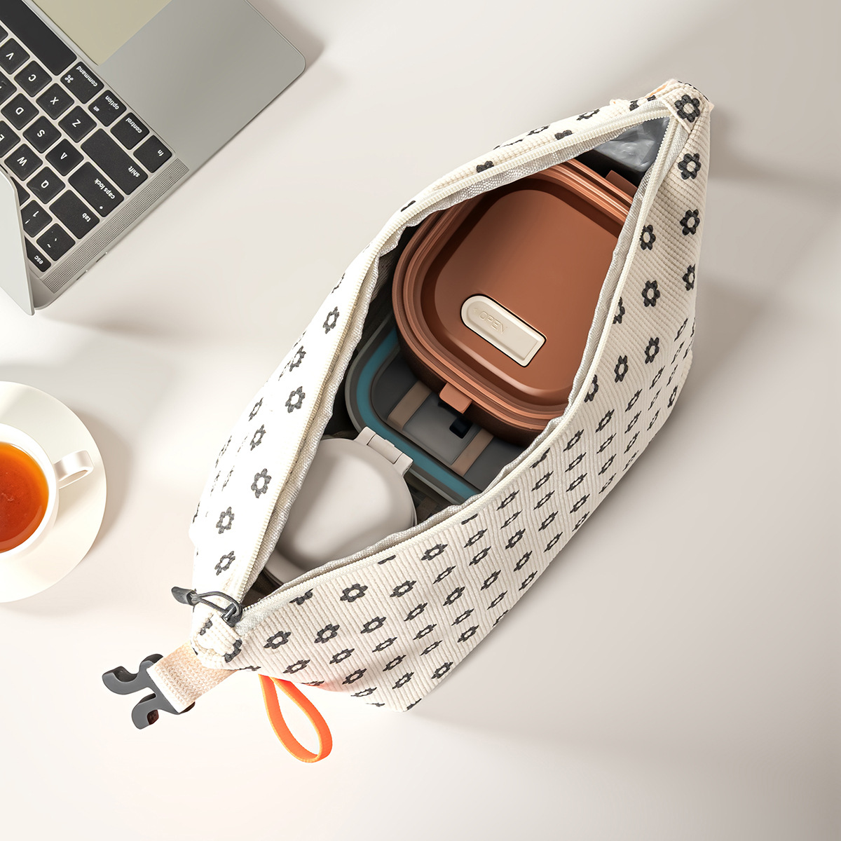 Cute Corduroy Insulated Lunch  - đánh giá và giá Food Storage Keep Warm