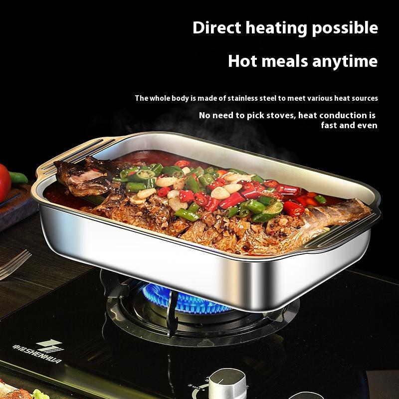 1Pcs Stainless Steel Rectangul - đánh giá và giá Food Storage Handling