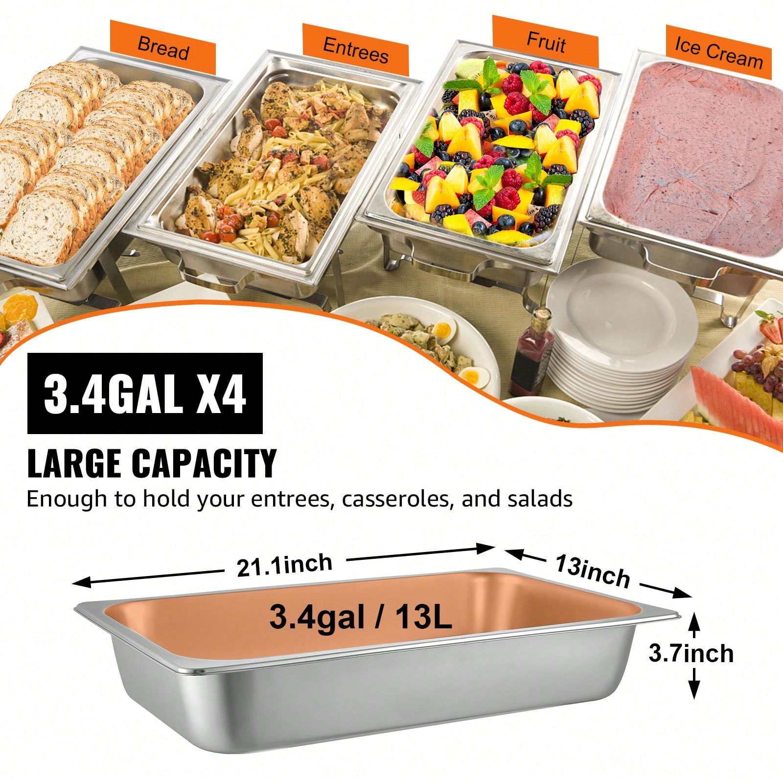 Hotel Pans, 1/6 To Full Size A - đánh giá và giá Food Storage For Restaurant