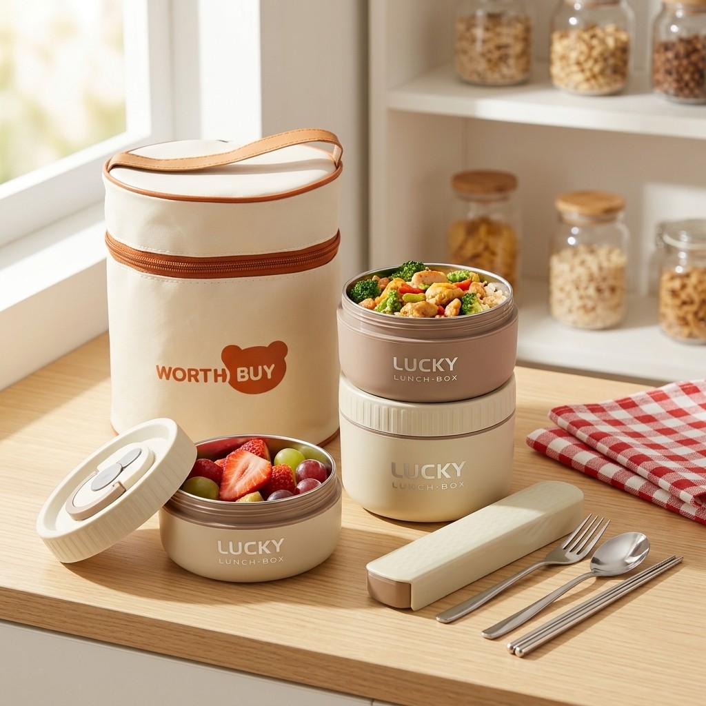 304 Stainless Steel Bento Box  - đánh giá và giá Food Storage Handling