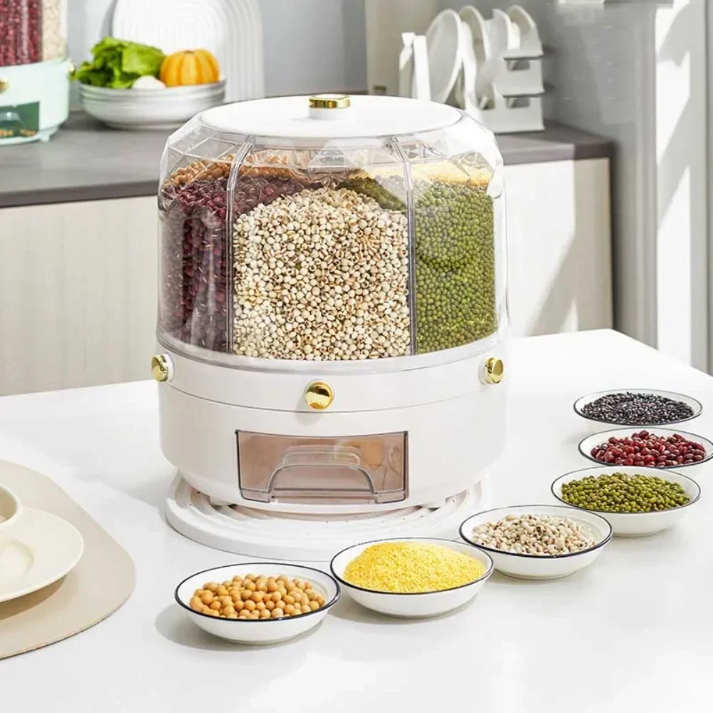 Food Grade Rotating Grain Disp - đánh giá và giá Food Storage Bins