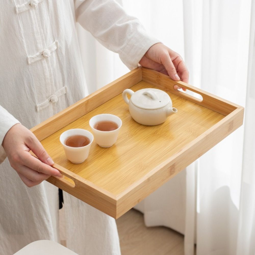Decorate Tray Rectangular Bamb - đánh giá và giá Food Storage Handling