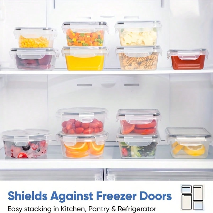 24‑Piece Meal Prep Food Contai - đánh giá và giá Food Storage Box Set