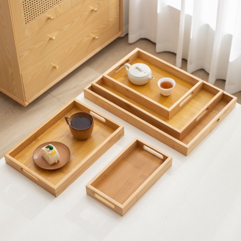 Decorate Tray Rectangular Bamb - đánh giá và giá Food Storage Handling