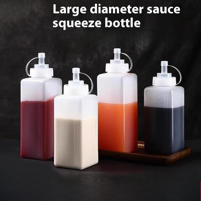 600/800/1000ML Food Grade Wide - đánh giá và giá Condiment Squeeze Bottle
