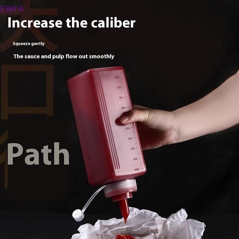 600/800/1000ML Food Grade Wide - đánh giá và giá Condiment Squeeze Bottle