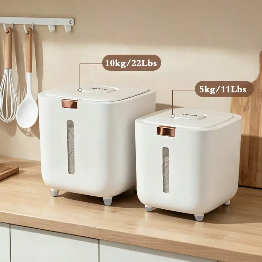 Shenghuochuangyi Rice Storage  - đánh giá và giá Food Storage Box Set
