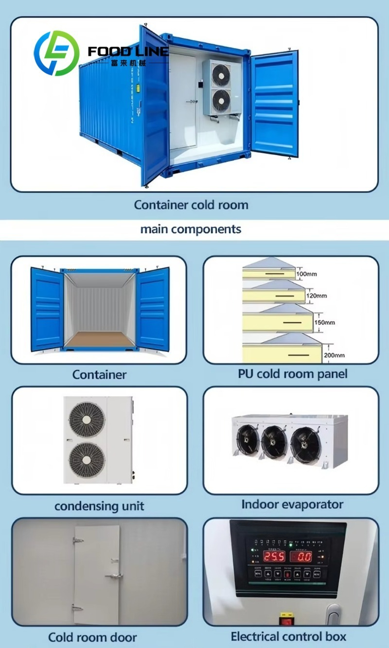 Frozen Food Industrial 40Ft Co - đánh giá và giá Food Storage Frozen