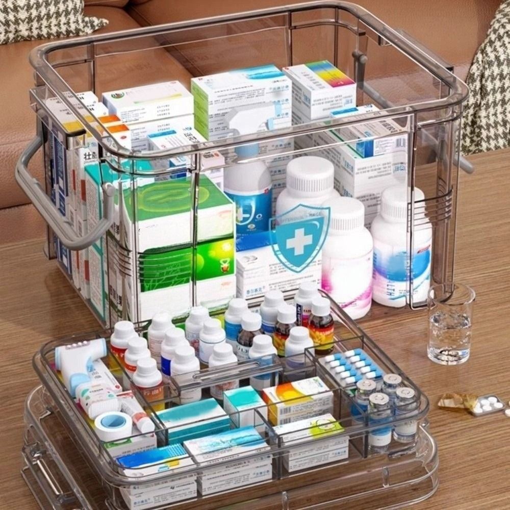 Double Layers Pill Storage Box - đánh giá và giá Food Storage Emergency
