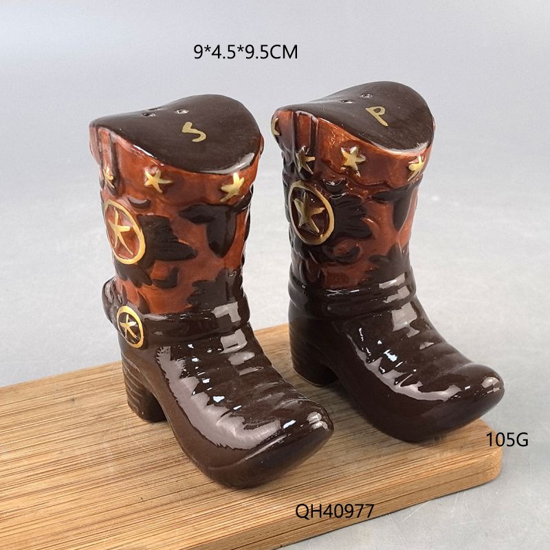 Vintage Boots Ceramic Spice Ja - đánh giá và giá Food Storage Box Set