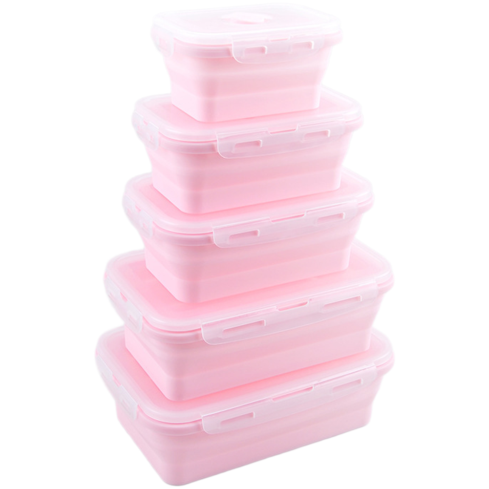 Foldable Silicone Lunch Box Se - đánh giá và giá Food Storage Box Set