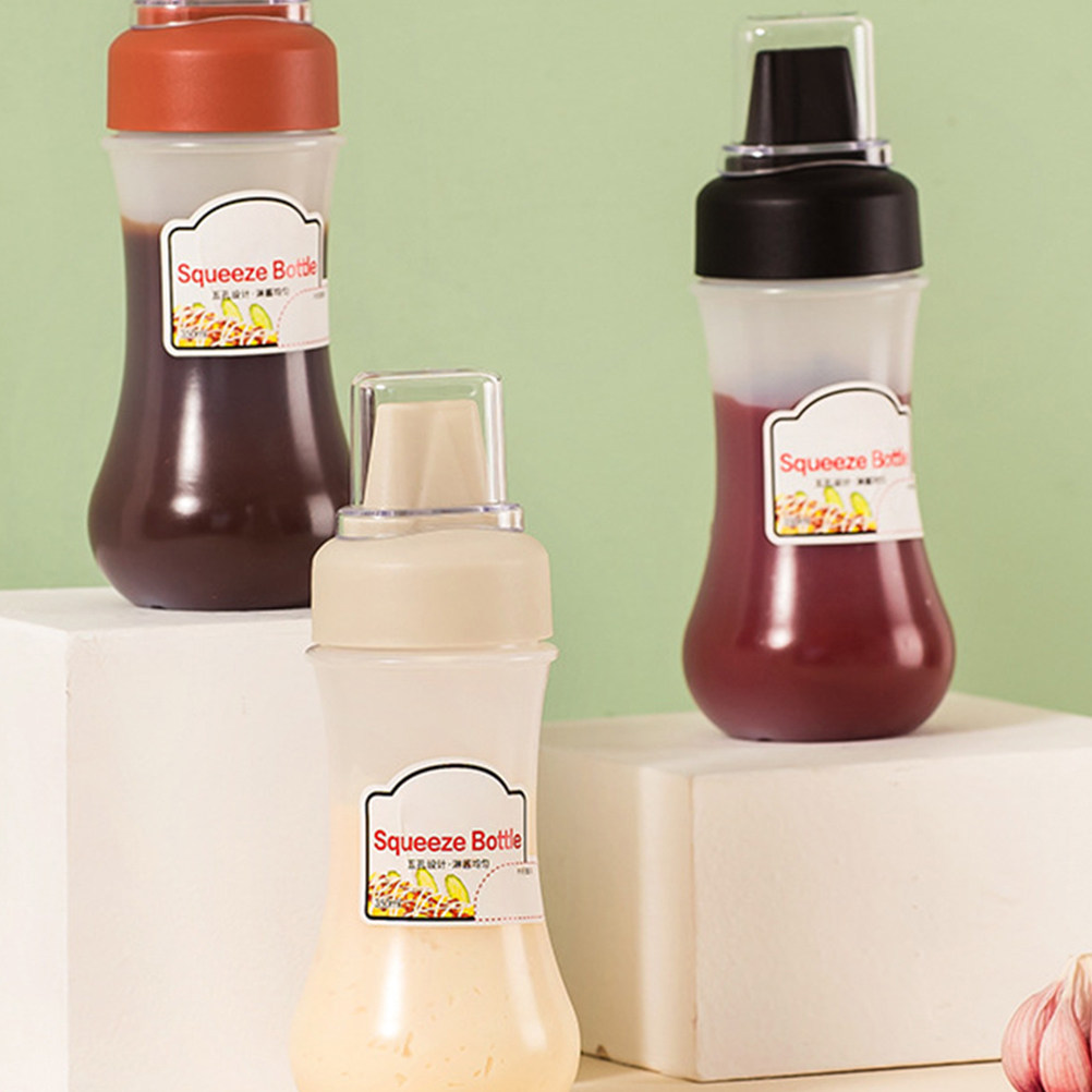 3Pcs Squeeze Bottles Transpare - đánh giá và giá Condiment Squeeze Bottle