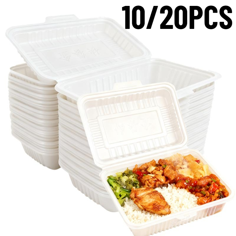 10/20PCS Disposable Lunch Boxe - đánh giá và giá Food Storage For Restaurant