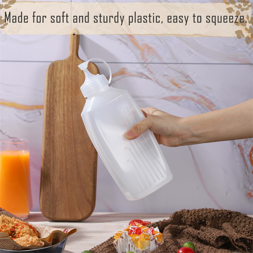 1pack 800/1000ml Plastic Squee - đánh giá và giá Condiment Squeeze Bottle