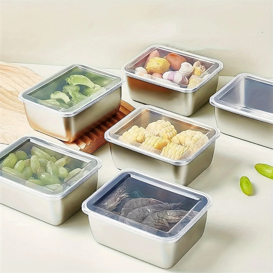 1/3/5pcs Stainless Steel Food  - đánh giá và giá Food Storage Box Set