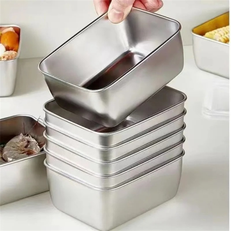 1/3/5pcs Stainless Steel Food  - đánh giá và giá Food Storage Box Set
