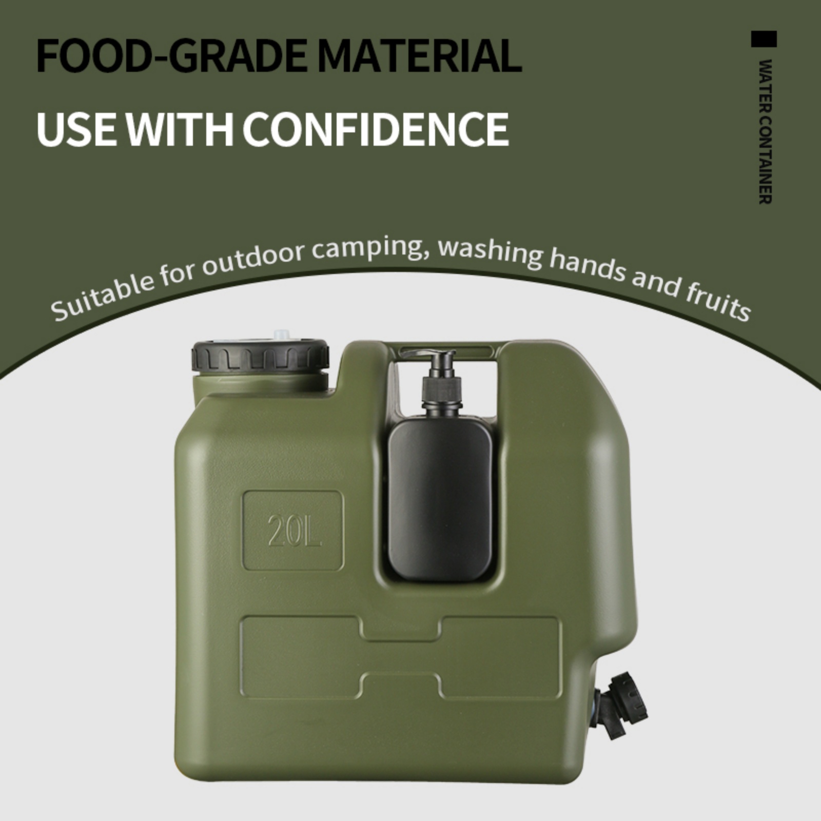 20L Camping Water Container wi - đánh giá và giá Food Storage Emergency