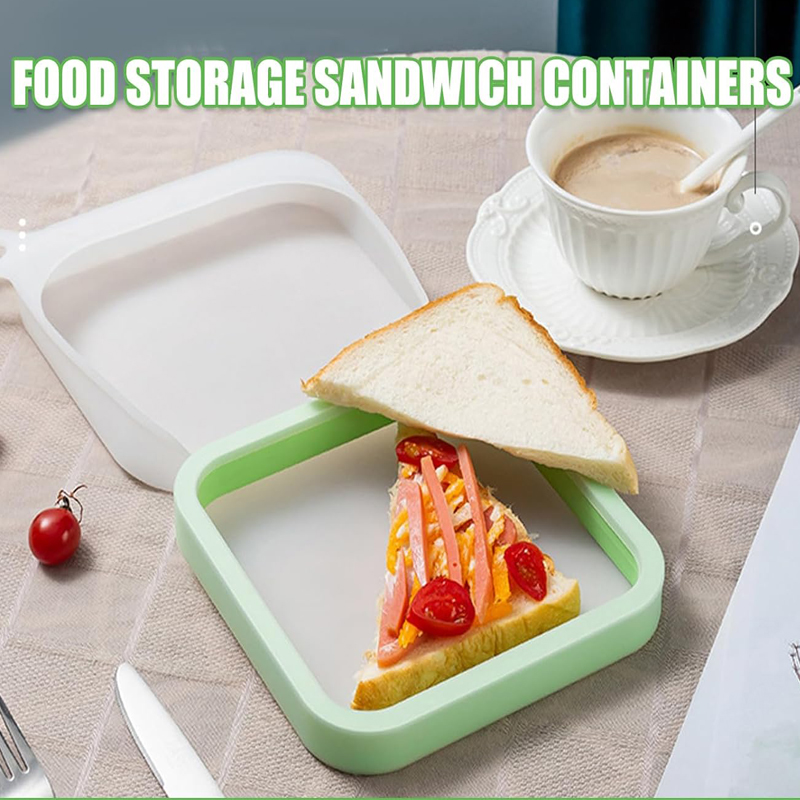 Silicone Sandwich Toast Bento  - đánh giá và giá Food Storage Keep Warm
