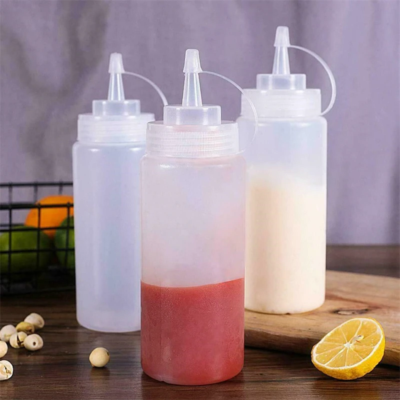10PC 250ml Squeeze Condiment B - đánh giá và giá Condiment Squeeze Bottle