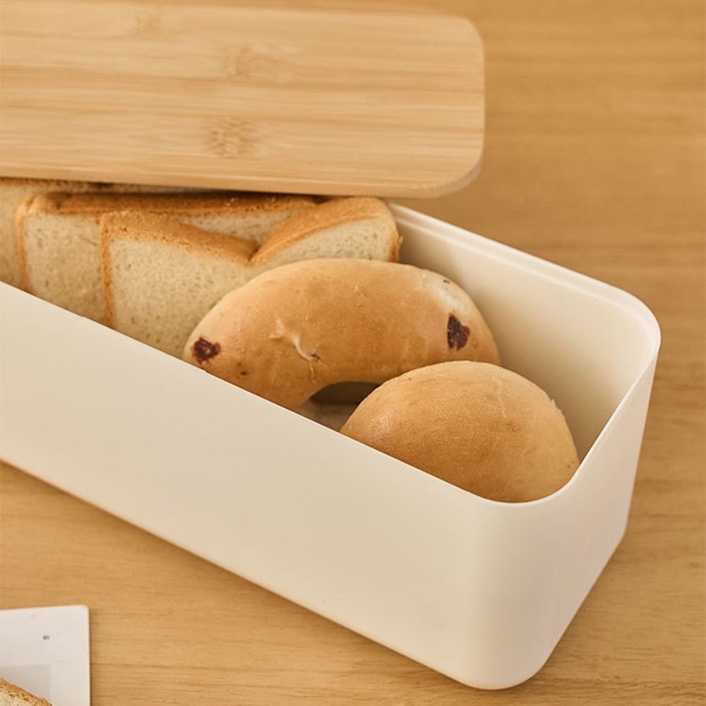 Cutting Board Lid Bread Box Wi - đánh giá và giá Bread Box Bamboo