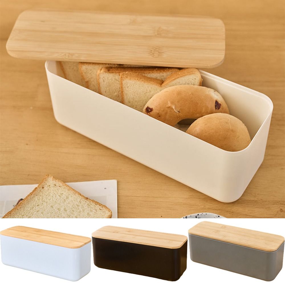 Cutting Board Lid Bread Box Wi - đánh giá và giá Bread Box Bamboo